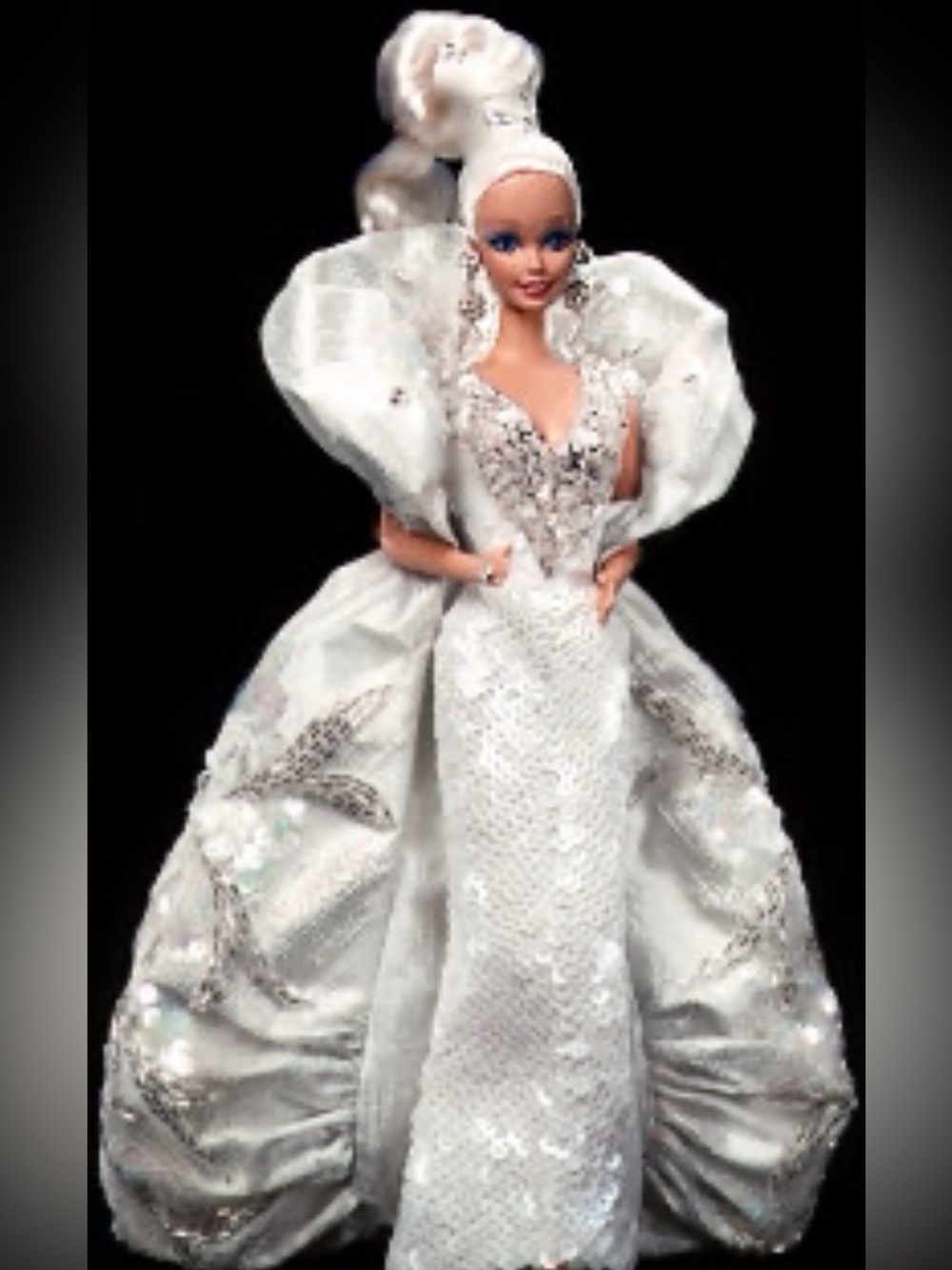 1991 Bob Mackie Platinum Barbie #2703 – Unopened Inner Package + Original Shippe
